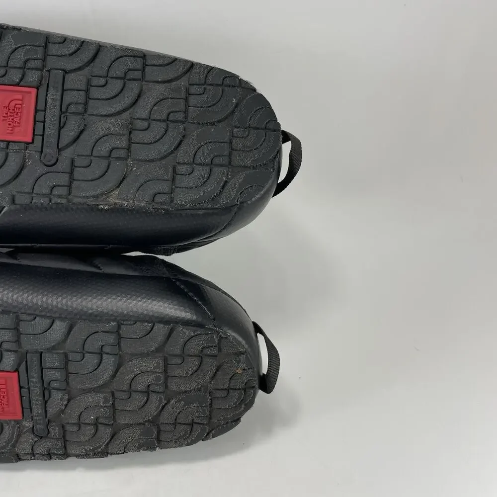 The North Face ThermoBall Black Quilted Slipper Mules Mens Size 7 Puffer